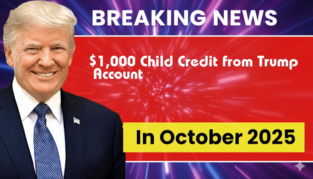 $1,000 Credit per Child from ‘Trump Account’ Set for 2025
