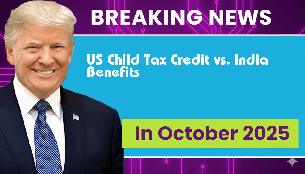 Comparative Analysis: $2,200 Child Tax Credit in the US vs ₹1,65,000 Benefits in India