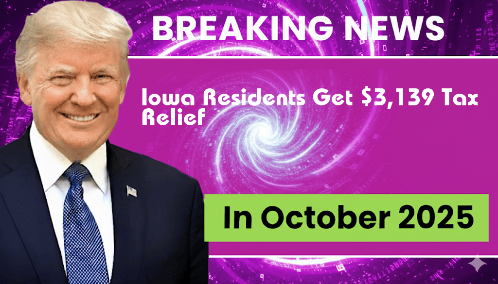Iowa Residents to Receive $3,139 Tax Relief Through Trump’s Tax Plan