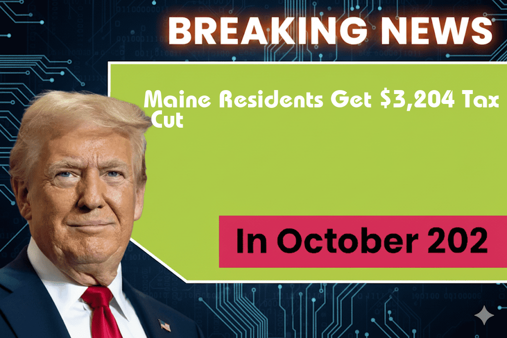Maine Residents to Benefit from Average Tax Cut of $3,204 Under Trump’s New Plan