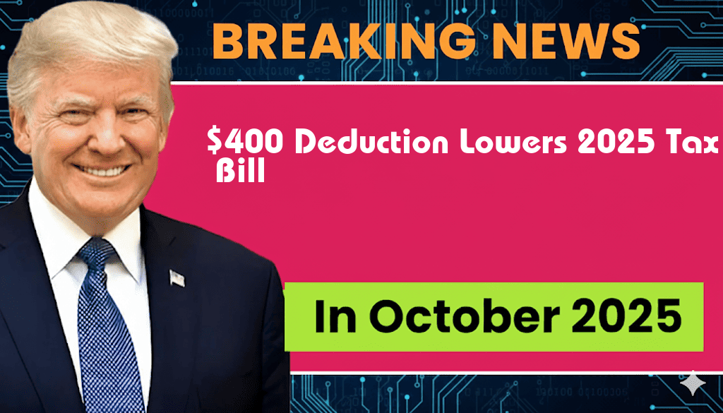 New $400 Standard Deduction Reduces Your Tax Bill — 2025 Update