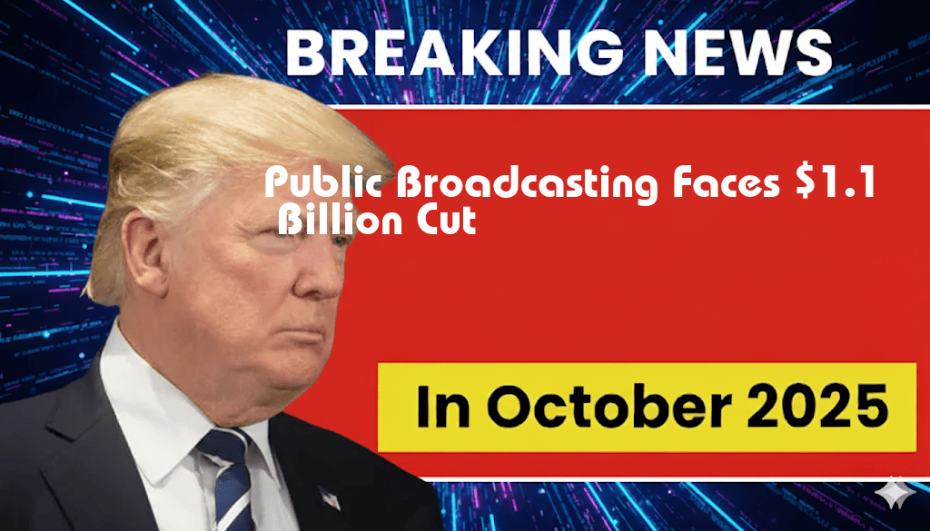 Public Broadcasting Faces $1.1 Billion Reduction in Rescissions Act